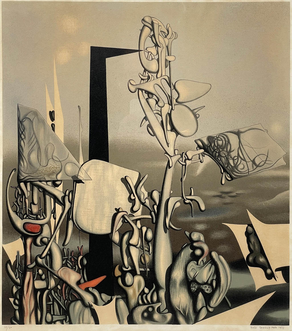 Yves Tanguy | Feu á Éclat  | 1953 color lithograph